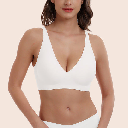 NoriNova - Deep V-Neck Wirefree Seamless Everyday Bra