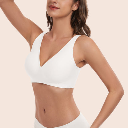 NoriNova - Deep V-Neck Wirefree Seamless Everyday Bra