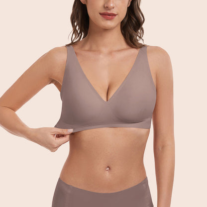 NoriNova - Deep V-Neck Wirefree Seamless Everyday Bra