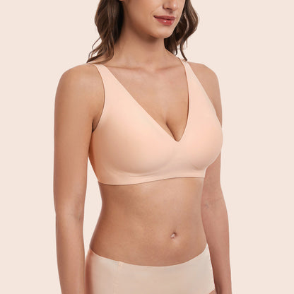 NoriNova - Deep V-Neck Wirefree Seamless Everyday Bra