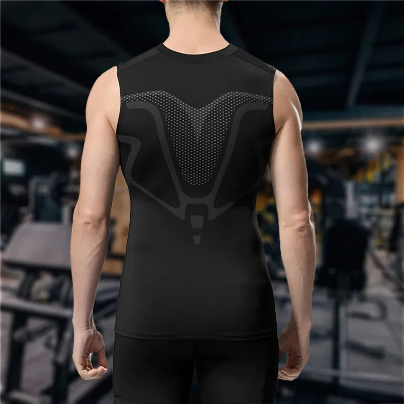 NoriNova - Men's Ionic Shaping Vest | 2024 new version of ice silk fabric for men to build a perfect body with tummy tightening Shirts