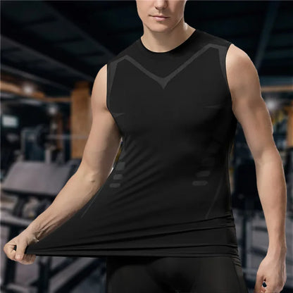 NoriNova - Men's Ionic Shaping Vest | 2024 new version of ice silk fabric for men to build a perfect body with tummy tightening Shirts