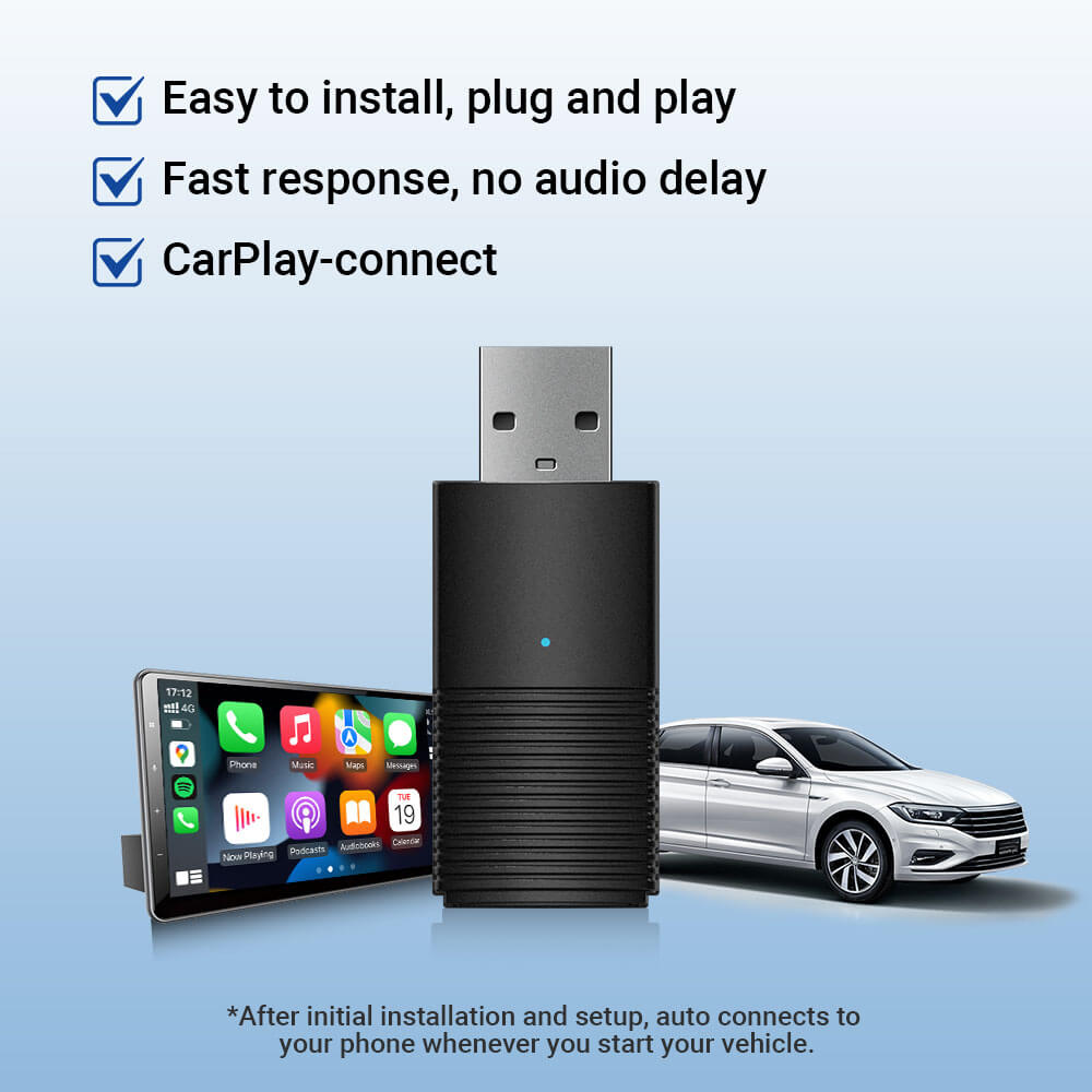 NoriNova - Mini Wireless CarPlay Adapter| Android Auto Adapter