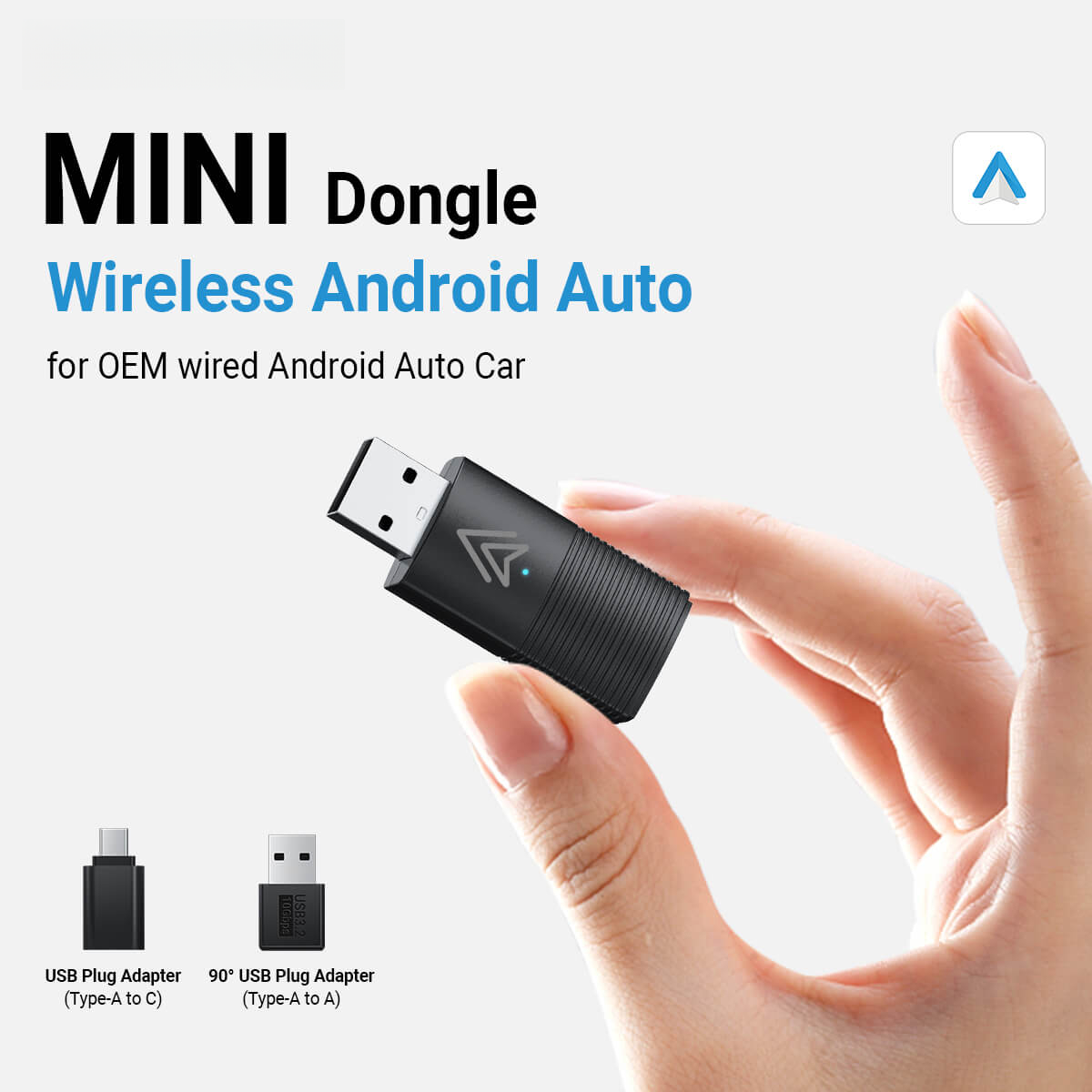 NoriNova - Mini Wireless CarPlay Adapter| Android Auto Adapter