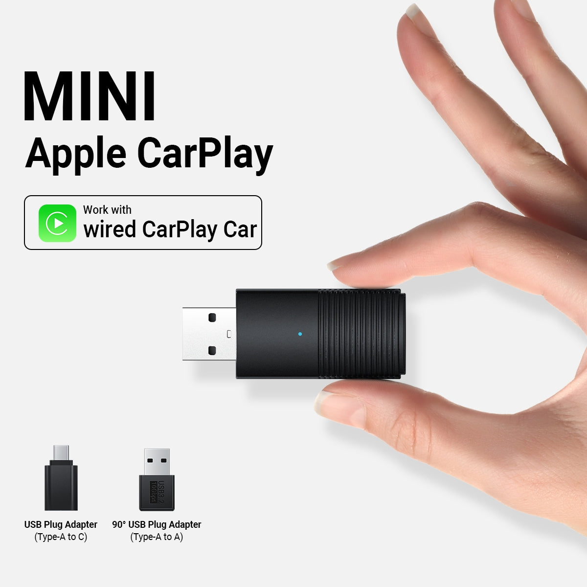 NoriNova - Mini Wireless CarPlay Adapter| Android Auto Adapter